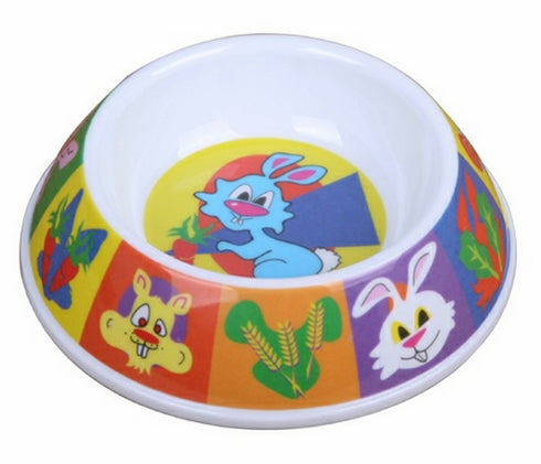 Castron din melamina pentru rozatoare Rainbow 100ml