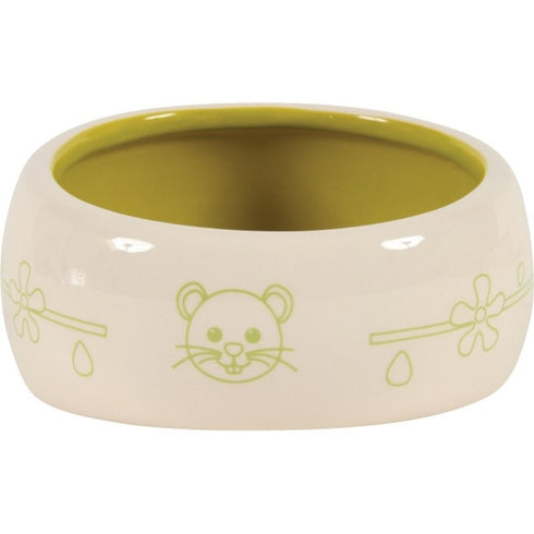 Castron verde din ceramica pentru rozatoare Zolux 200 ml