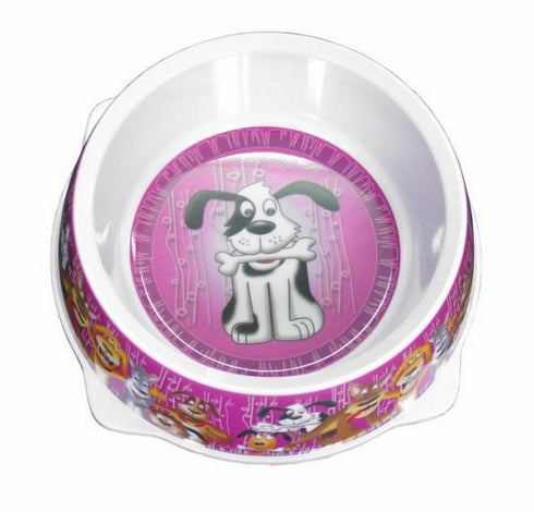 Castron violet din melamina pentru caini 1700 ml