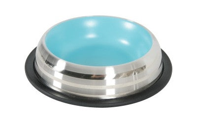 Castron din inox antiderapant Zoolux bleu 500ml