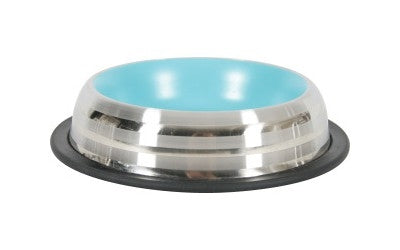 Castron din inox antiderapant Zoolux Bleu 225ml