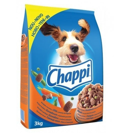 Hrana uscata pentru caini Chappi cu vita si legume 3 kg