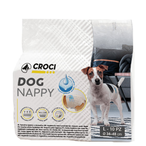 Chiloti pentru caini Croci L 10 buc-set