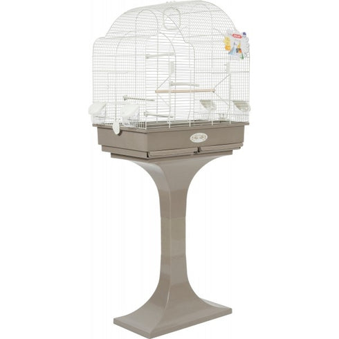 Colivie cu support Zolux Louise Taupe 68cm