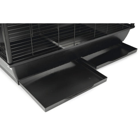 Colivie pentru pasari Beeztees Fiona Open Black 70X40X80 cm