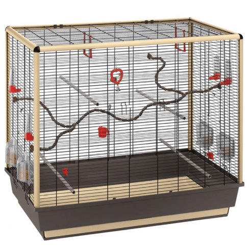 Colivie pentru pasari Piano 7L Negru 97 x 58 x h 83 cm