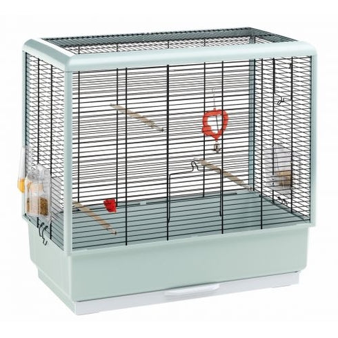 Colivie pentru pasari Ferplast Piano 4 open L negru