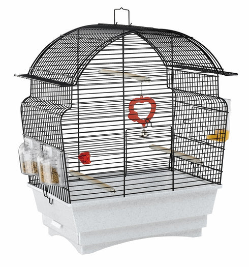 Colivie neagra pentru pasari Ferplast Rosa 46.5 x 28 x 54 cm