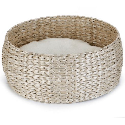 Cos rotund impletit pentru pisici Beeztees 40X40X18cm