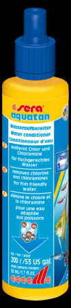 Solutie pentru conditionarea apei Sera Aquatan 50 ml