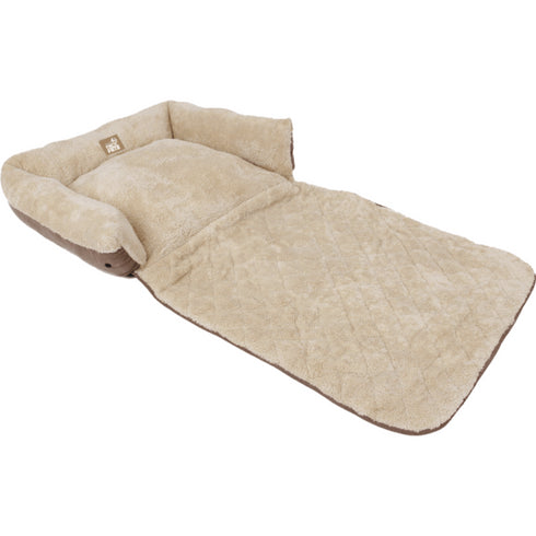 Culcus pentru caini si pisici Mon Petit 3in1 Bej M 107x70xH14cm