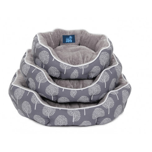 Culcus pentru caini si pisici Mon Petit Ami Gri 57x52xH18cm