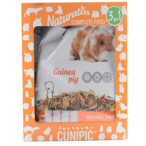 Cunipic Naturalis Guinea Pig 1.36kg Happy Pack 3in1