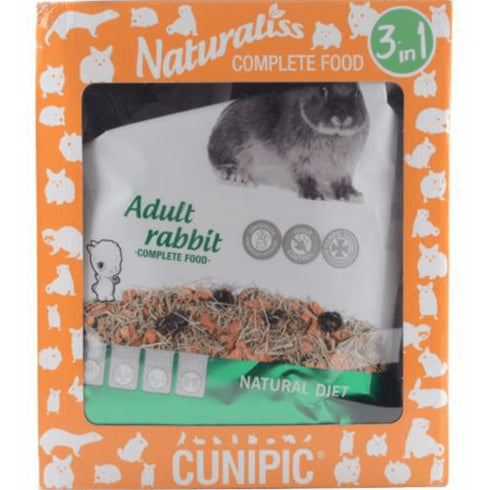 Cunipic Naturalis Iepure 1.36kg Happy Pack