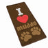 Covoras I Love Muddy Paws 45x100 cm