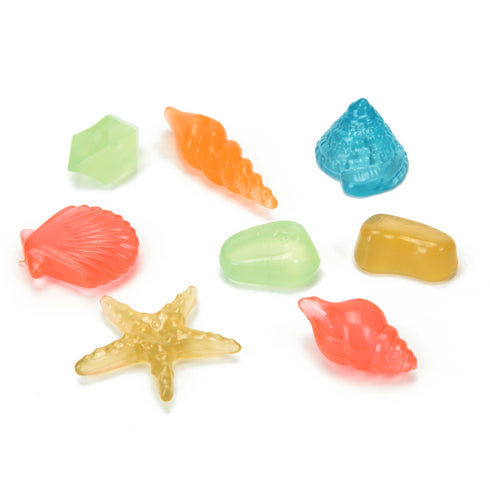 Decoruri fosforescente pentru acvariu 8buc-set Beeztees