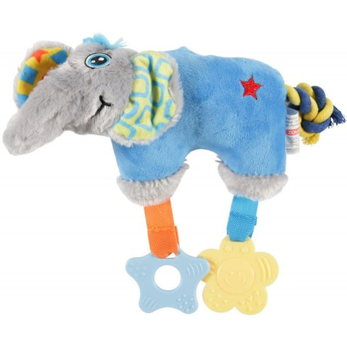Jucarie pentru caini Plus Elefant Bleu