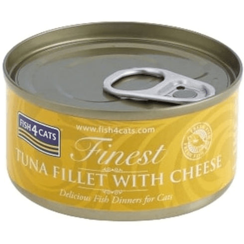Hrana umeda pentru pisici Fish4Cats Finest File Ton&Branza 70g