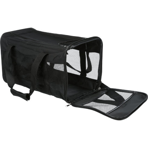 Geanta de transport pentru caini si pisici Trixie Ryan Negru 30x30x54cm
