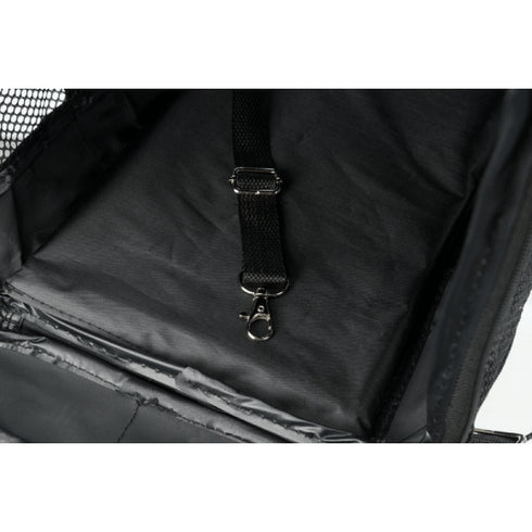 Geanta de transport pentru caini si pisici Trixie Ryan Negru 30x30x54cm