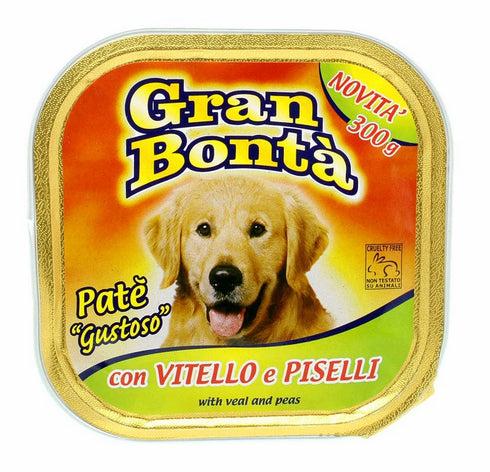 Hrana umeda pentru caini Gran Bonta cu vitel 300 g