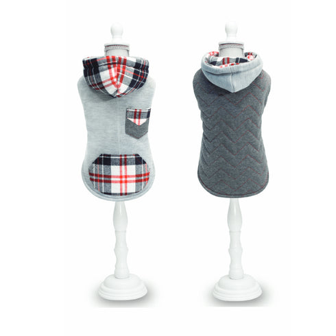 Haina cu carouri pentru caini Croci 40 cm C7274204