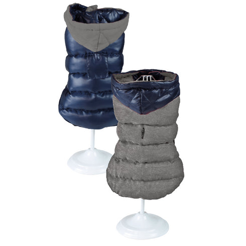 Haina cu doua fete pentru caini Croci Blue 20cm