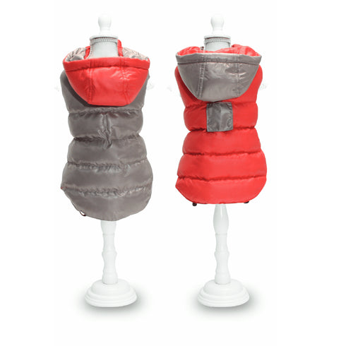 Haina cu doua fete pentru caini Croci Red 50cm C7274013