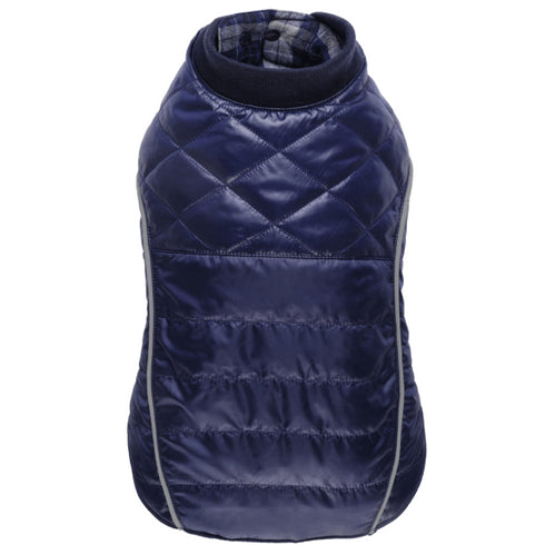 Haina matlasata pentru caini Croci Blue 40cm