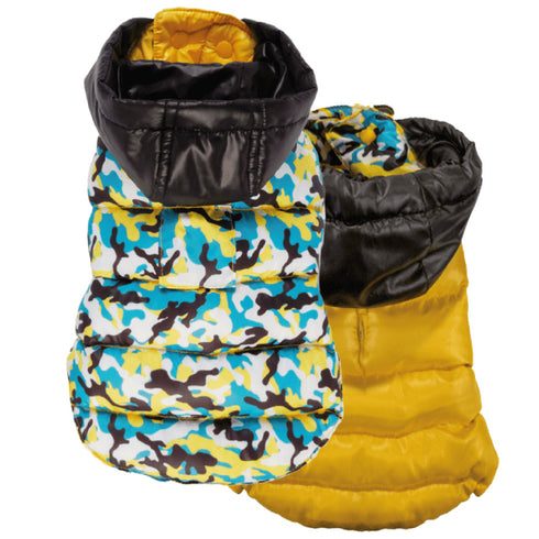 Haina matlasata pentru caini Croci Kinky Camou 30m