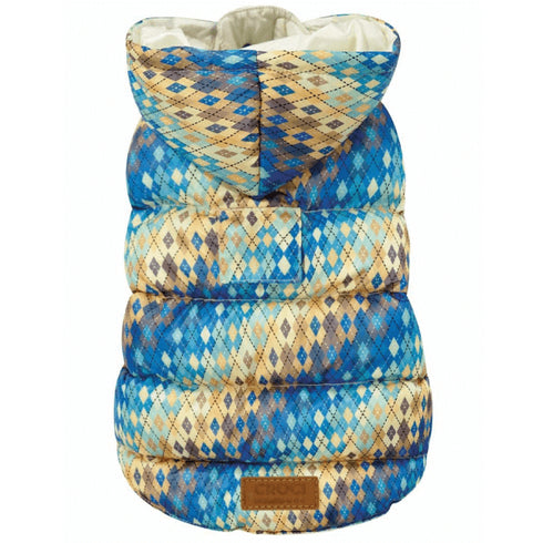 Haina matlasata pentru caini Croci Quadrille 45cm