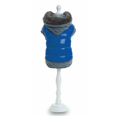 Haina vatuita pentru caini Croci Mix Blue 50cm C7274372