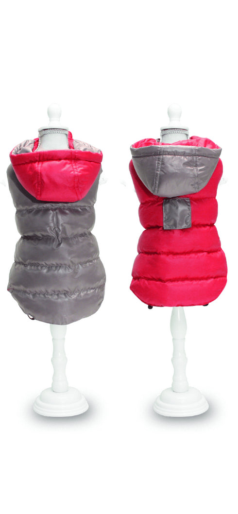 Haina pentru caini cu doua fete red 35cm