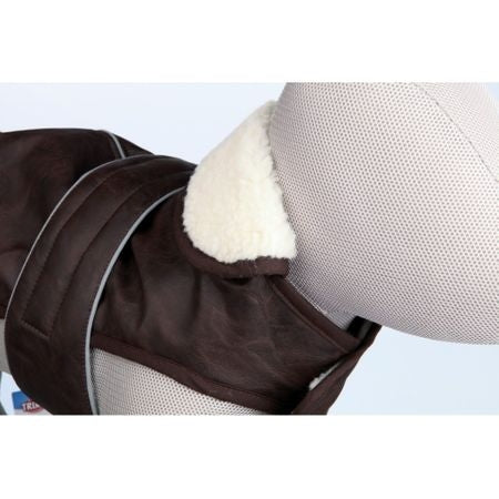 Hainuta pentru caini Trixie Chambery S 40cm Maro reflectorizant