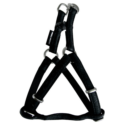 Ham negru reglabil pentru caini Macleather 15mm Z 522055NO