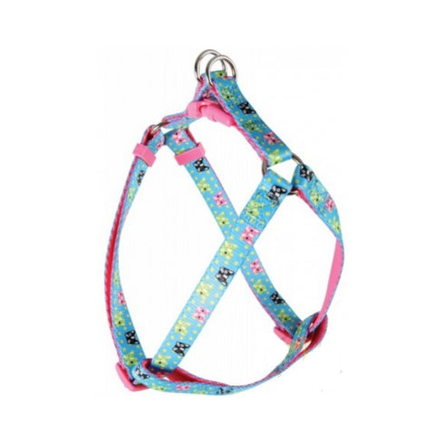 Ham reglabil pentru caini Candy Turcoaz 20MM