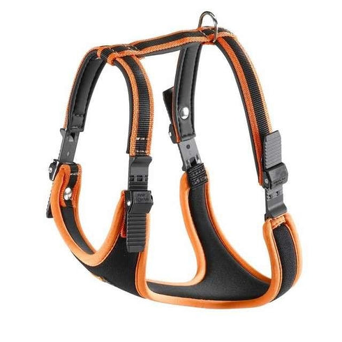 Ham portocaliu ergocomfort pentru caini Ferplast XS