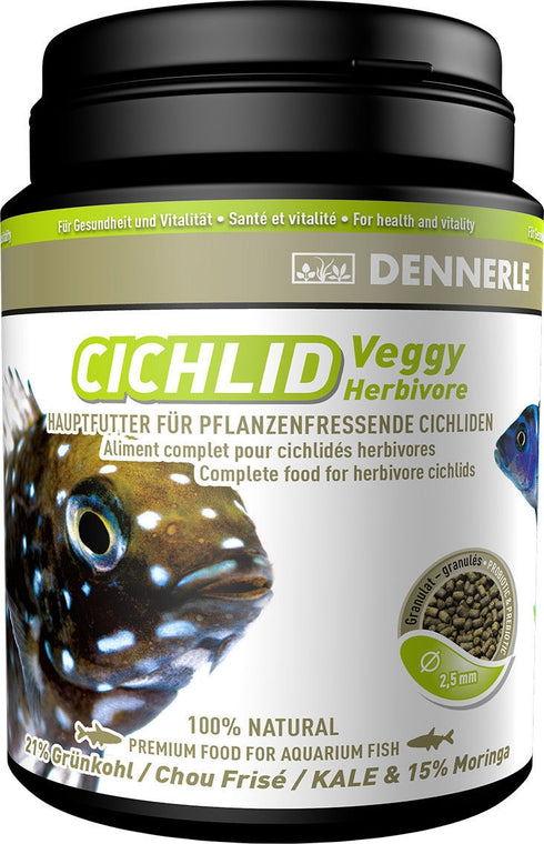 Hrana pentru pesti Dennerle Cichlid Veggy 1000 ml