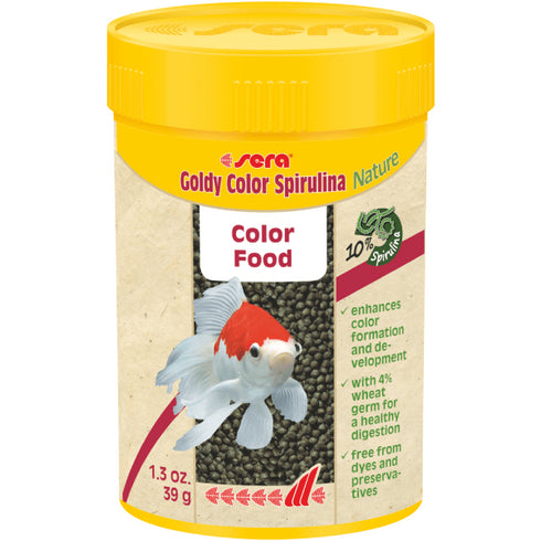 Hrana pentru pesti Sera Goldy Color Spirulina 100 ml