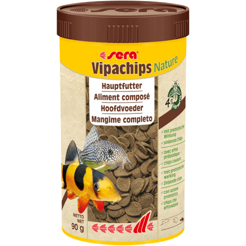 Hrana pentru pesti Sera Vivachips 250ml