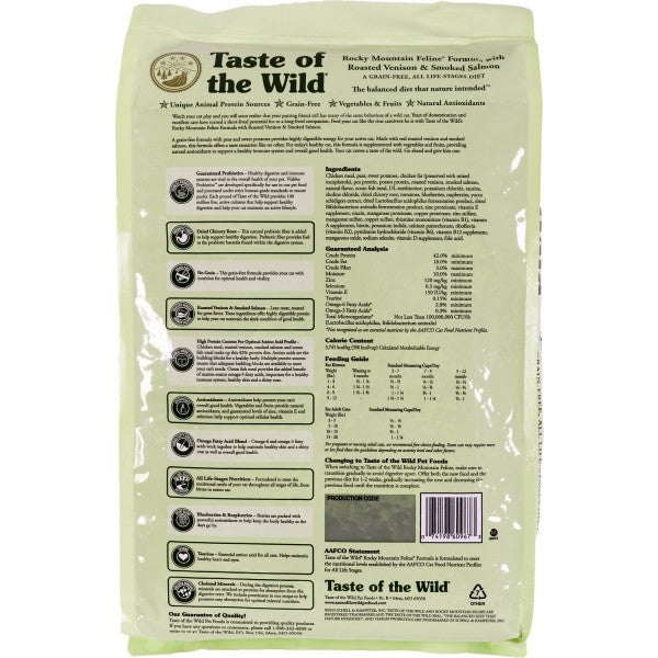 Hrana uscata pentru pisici Taste of the Wild Rocky Mountain Feline 2 kg - Animax