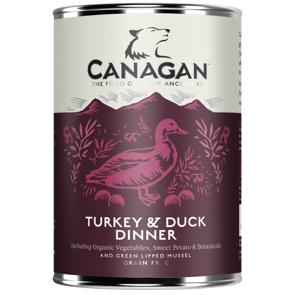 Hrana umeda pentru caini Canagan Dog Curcan&Rata 400g - Animax