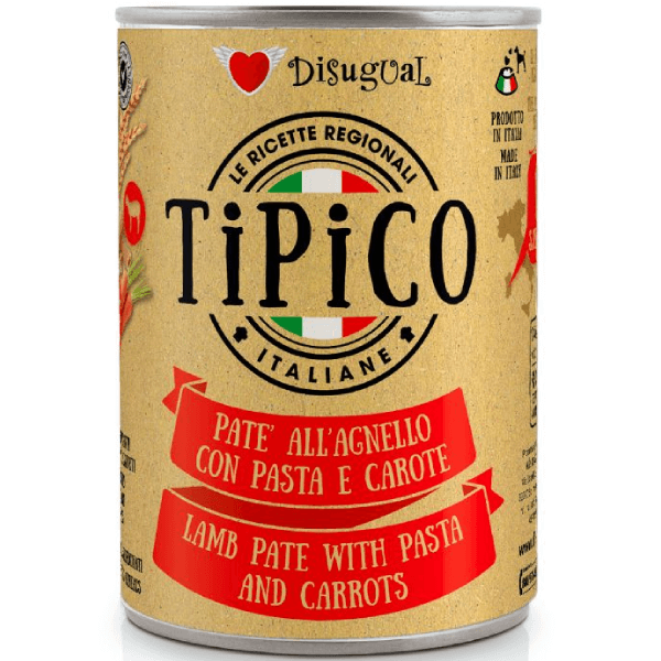 Hrana umeda pentru caini Disugual Tipico Miel Paste Morcovi 400g - Animax