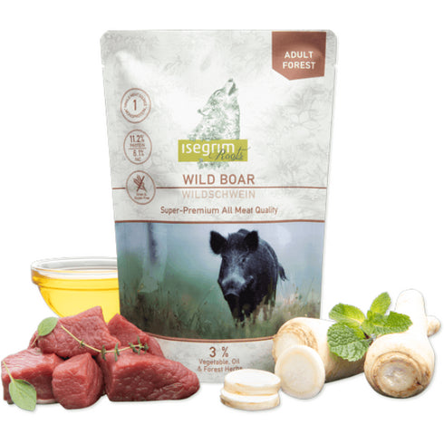 Hrana umeda pentru caini Isegrim Dog Mistret 410g