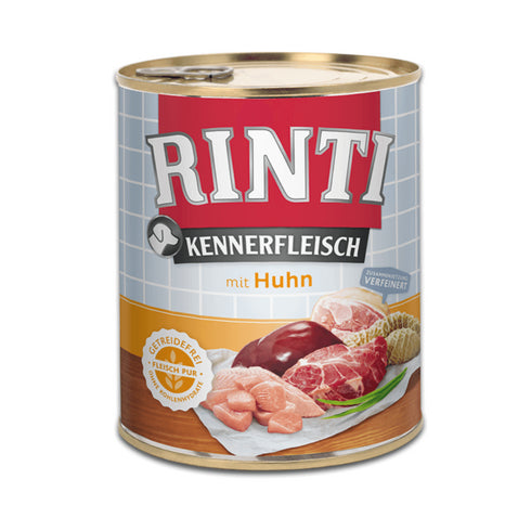 Hrana umeda pentru caini Rinti Adult cu pui 800 g