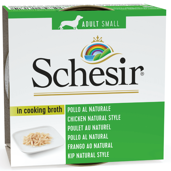 Hrana umeda pentru caini Schesir Adult Small Pui 85g - Animax
