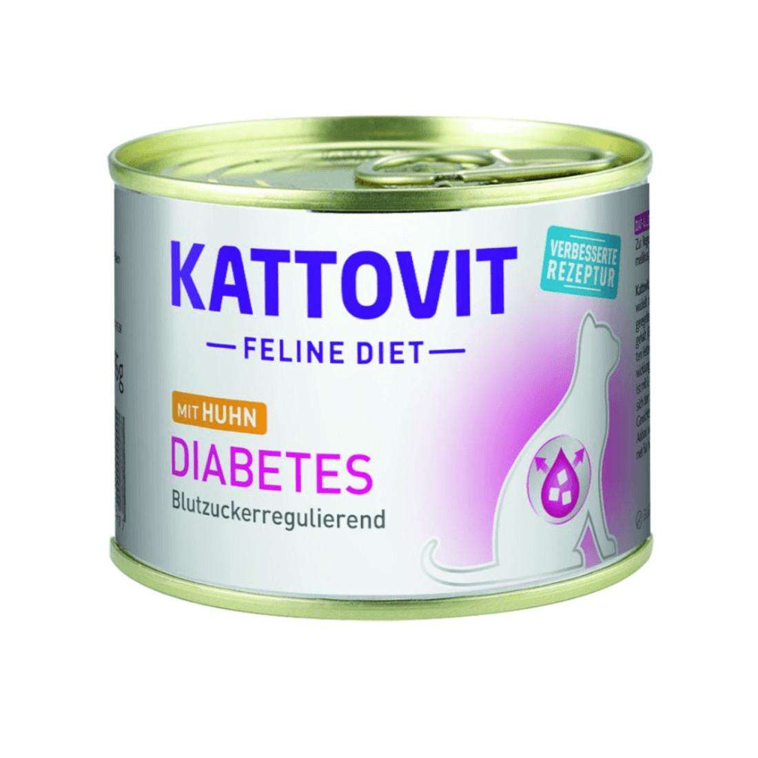 Hrana umeda pentru pisici Kattovit Diabetic Pui 185g - Animax
