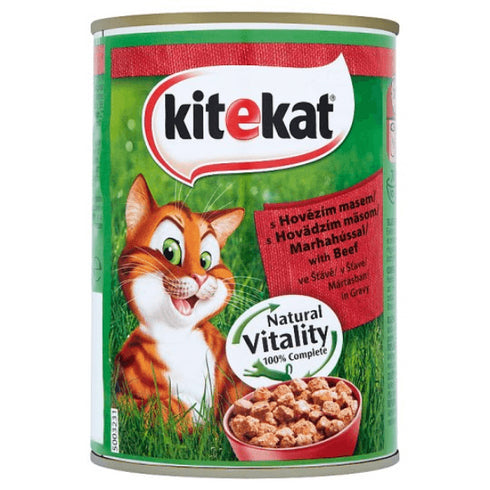 Hrana umeda pentru pisici Kitekat cu vita 400g