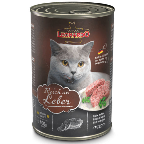 Hrana umeda pentru pisici Leonardo Ficat 400g