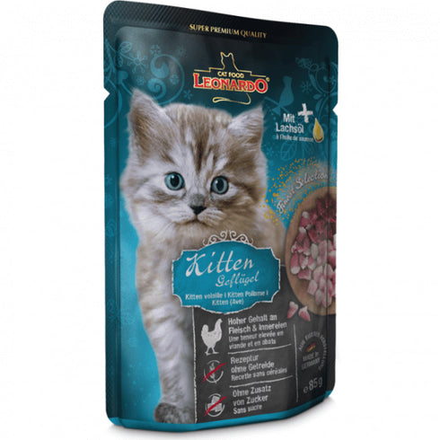 Hrana umeda pentru pisici Leonardo Kitten 85g